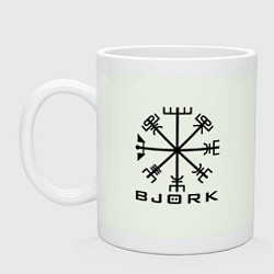 Кружка керамическая Bjork Rune, цвет: фосфор