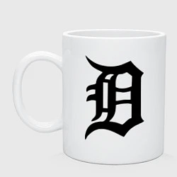 Кружка керамическая Detroit Tigers, цвет: белый