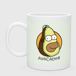 Кружка керамическая Avocadoh, цвет: фосфор