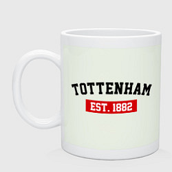 Кружка керамическая FC Tottenham Est. 1882, цвет: фосфор