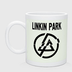 Кружка керамическая Linkin Park, цвет: фосфор
