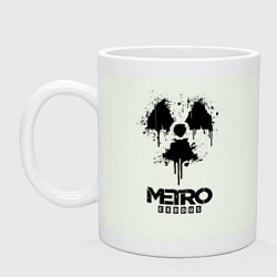 Кружка керамическая METRO EXODUS, цвет: фосфор