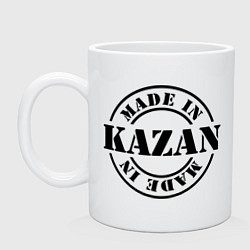 Кружка керамическая Made in Kazan, цвет: белый