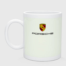 Кружка керамическая PORSCHE, цвет: фосфор