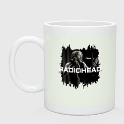 Кружка керамическая Radiohead, цвет: фосфор