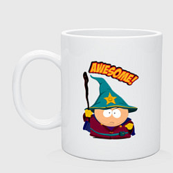 Кружка керамическая CARTMAN, цвет: белый