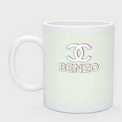 Кружка керамическая BBT BENZO GANG, цвет: фосфор