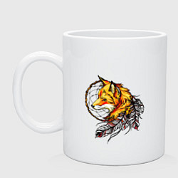 Кружка керамическая Страж снов, цвет: белый