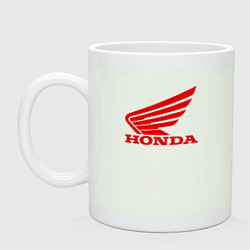 Кружка керамическая HONDA, цвет: фосфор