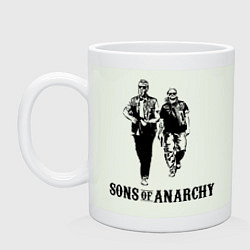 Кружка керамическая Джекс Теллер, цвет: фосфор