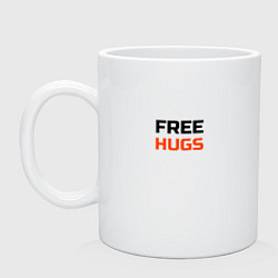Кружка Free,hugs,бесплатные,обнимашки