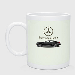 Кружка керамическая Mersedes-Benz, цвет: фосфор
