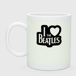 Кружка I love Beatles - Я люблю Битлз