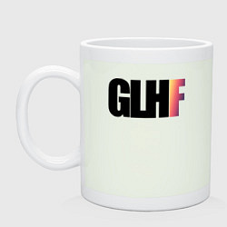 Кружка керамическая GLHF Gradient, цвет: фосфор