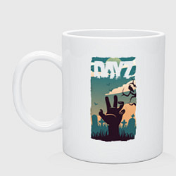 Кружка керамическая DAYZ ДЕЙЗИ Z, цвет: белый