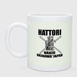 Кружка керамическая Hattori, цвет: фосфор