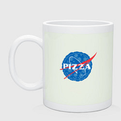 Кружка керамическая NASA Pizza, цвет: фосфор