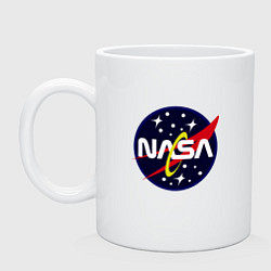Кружка керамическая Space NASA, цвет: белый