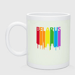 Кружка керамическая Belarus Color, цвет: фосфор