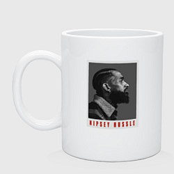Кружка керамическая Nipsey - King, цвет: белый