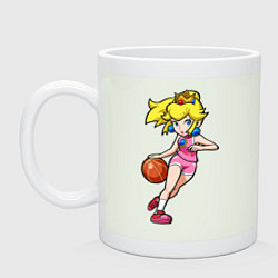 Кружка керамическая Peach Basketball, цвет: фосфор