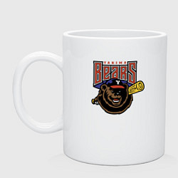 Кружка керамическая Yakima Bears - baseball team, цвет: белый