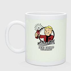 Кружка керамическая Fallout Nuka Cola Vault Boy Approved, цвет: фосфор