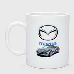 Кружка керамическая Mazda Japan, цвет: белый