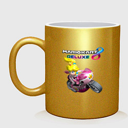 Кружка Принцесса Персик на мотоцикле Mario Kart 8 Deluxe