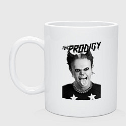 Кружка керамическая Firestarter - The prodigy, цвет: белый