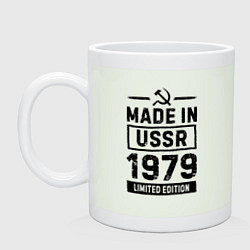 Кружка керамическая Made In USSR 1979 Limited Edition, цвет: фосфор