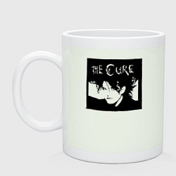 Кружка керамическая The Cure Роберт Смит, цвет: фосфор