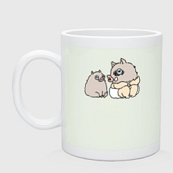 Кружка керамическая Малыш иноске, цвет: фосфор