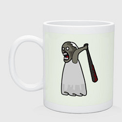 Кружка керамическая Бабка Гренни, цвет: фосфор