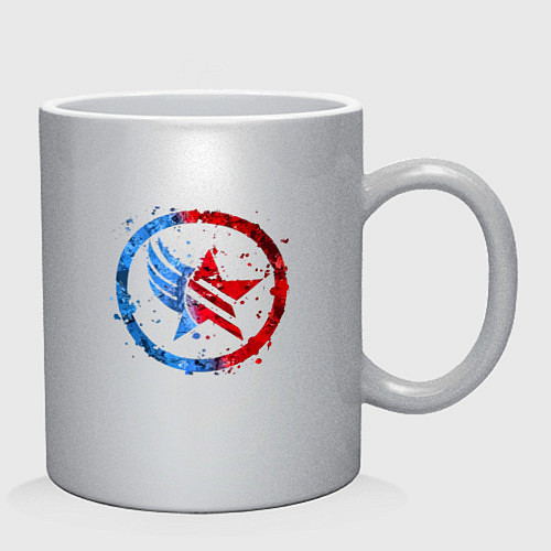 Кружка Mass Effect Renegade - Paragon Combo / Серебряный – фото 2