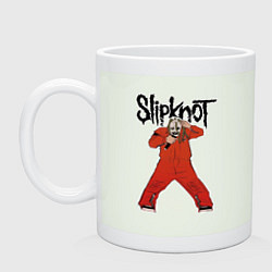 Кружка керамическая Slipknot fan art, цвет: фосфор