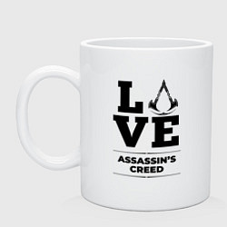 Кружка керамическая Assassins Creed love classic, цвет: белый