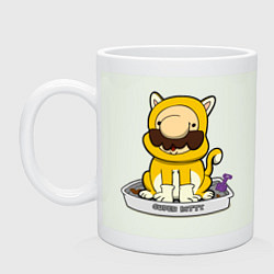 Кружка керамическая Mario super kitty, цвет: фосфор