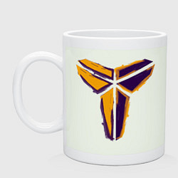 Кружка керамическая Kobe logo, цвет: фосфор