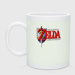 Кружка керамическая The Legend of Zelda game, цвет: фосфор