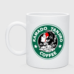 Кружка керамическая Камадо Танджиро, цвет: белый