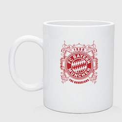 Кружка керамическая FC Bayern, цвет: белый