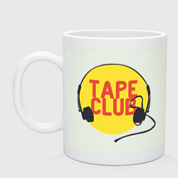 Кружка керамическая Tape club, цвет: фосфор