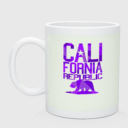 Кружка керамическая Штат Калифорния, цвет: фосфор