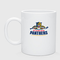 Кружка керамическая Florida panthers - hockey team, цвет: белый