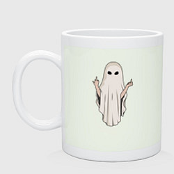 Кружка керамическая The unkind ghost, цвет: фосфор