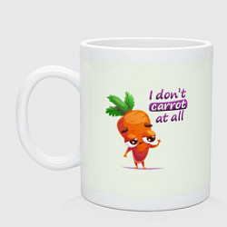 Кружка керамическая Морковка которой все равно, цвет: фосфор