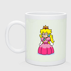 Кружка керамическая Принцесса с Марио, цвет: фосфор