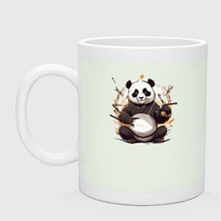 Кружка керамическая Спокойствие панды, цвет: фосфор