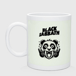 Кружка керамическая Black Sabbath - rock panda, цвет: фосфор